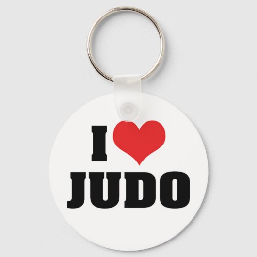 Ik Hou Van Judo Sleutelhanger (Voorkant)