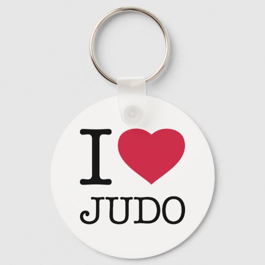Ik hou van JUDO Sleutelhanger (Voorkant)
