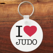 Ik hou van JUDO Sleutelhanger (Voorkant)