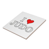 Ik hou van Judo Tegeltje (Zijkant)