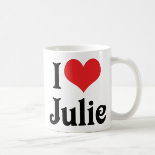 Ik hou van Julie Koffiemok