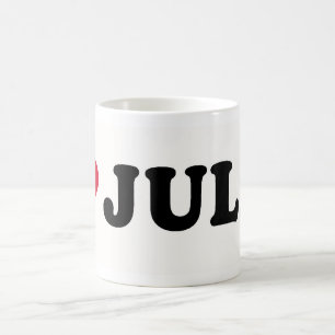 Ik hou van JULIE Koffiemok