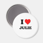 Ik hou van Julie Magneet (Voorkant / Achterkant)
