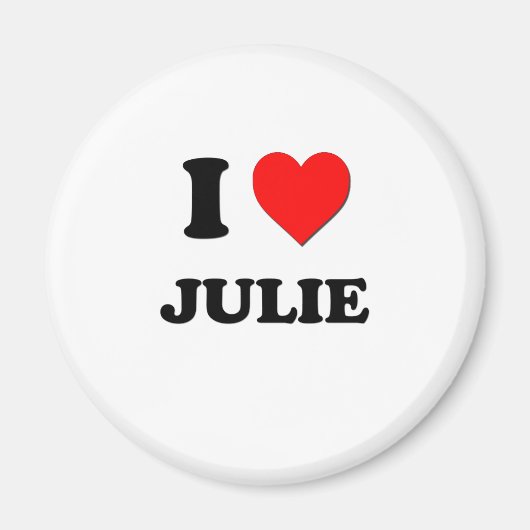 Ik hou van Julie Magneet (Voorkant)
