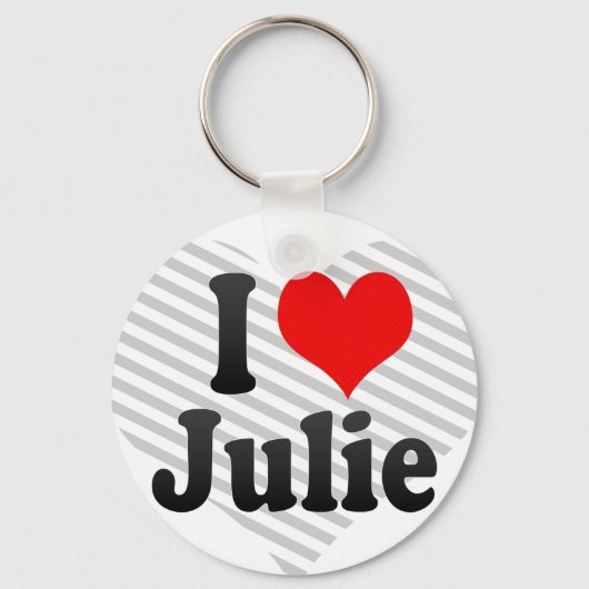 Ik hou van Julie Sleutelhanger (Voorkant)