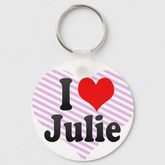 Ik hou van Julie Sleutelhanger (Voorkant)
