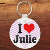 Ik hou van Julie Sleutelhanger (Voorkant)