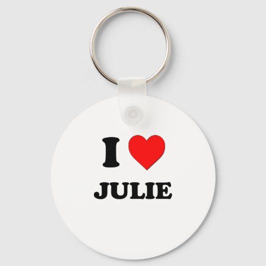 Ik hou van Julie Sleutelhanger (Voorkant)