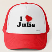 Ik hou van Julie Trucker Pet (Voorkant)