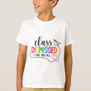 Ik hou van jullie allemaal CL ontslagen leraar laa T-shirt
