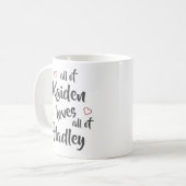 Ik hou van jullie allemaal koffiemok (Voorkant links)