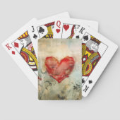 Ik hou van jullie allemaal Red Heart Pokerkaarten (Achterkant)