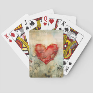 Ik hou van jullie allemaal Red Heart Pokerkaarten