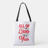 Ik hou van jullie allemaal tote bag (Achterkant)