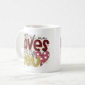 Ik hou van jullie allemaal, valentijn koffiemok (Voorkant links)