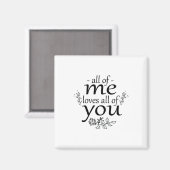 Ik hou van jullie allemaal van een paar cadeautjes magneet (Voorkant / Achterkant)