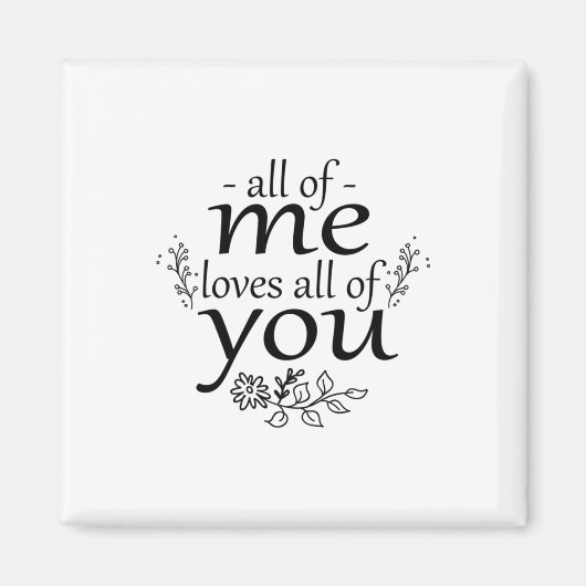 Ik hou van jullie allemaal van een paar cadeautjes magneet (Voorkant)