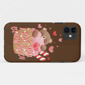 IK HOU VAN JULLIE BEAARDE VEEL grappige Valentijns Case-Mate iPhone Case (Achterkant (horizontaal))