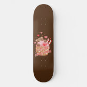 IK HOU VAN JULLIE BEAARDE VEEL grappige Valentijns Persoonlijk Skateboard (Voorkant)