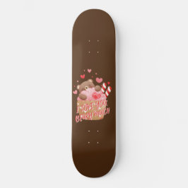 IK HOU VAN JULLIE BEAARDE VEEL grappige Valentijns Persoonlijk Skateboard