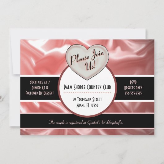 Ik hou van jullie bruiloft Verloving Douche Uitnod Kaart (Achterkant)