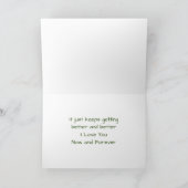 Ik hou van jullie Gele Rozen Bloem Gepersonaliseer Kaart (Binnen)