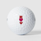 Ik hou van jullie Golf Balls Golfballen (Voorkant)