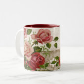 Ik hou van jullie Grammy,  Engelse Rozen Mok (Voorkant links)