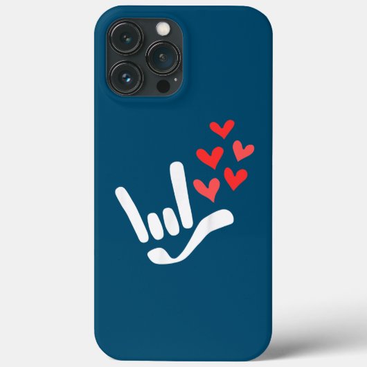 Ik hou van jullie ILY American Sign Language Talki Case-Mate iPhone Case (Achterkant)
