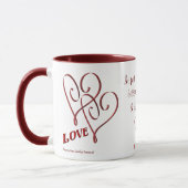 Ik hou van jullie intertwins Red Hearts Coffee Mok (Links)