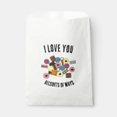 Ik hou van jullie Licorice Allsorts Valentijnsdag  Bedankzakje (Voorkant)