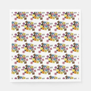 Ik hou van jullie Licorice Allsorts Valentijnsdag  Servet