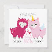 Ik hou van jullie Llama die hem haar Gepersonalise (Voorkant)