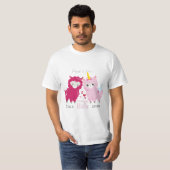 Ik hou van jullie Llama die hem haar Gepersonalise T-shirt (Voorkant volledig)