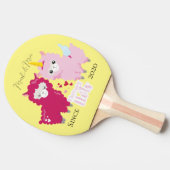 Ik hou van jullie Llama die hem haar Gepersonalise Tafeltennisbatje (Zijkant)