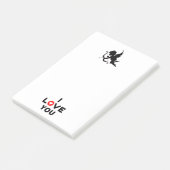 Ik hou van jullie Post-It Notes (Schuin)