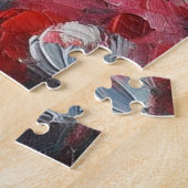 Ik hou van jullie twee Abstracte harten gepersonal Legpuzzel (Zijkant)