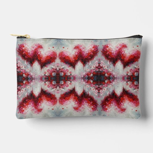 Ik hou van jullie twee Abstracte harten schilderen Etui (Voorkant)