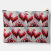 Ik hou van jullie twee Abstracte harten schilderen Etui (Achterkant)