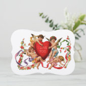 Ik hou van jullie uitnodiging (Staand voorkant)