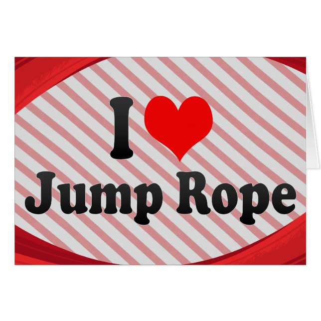 Ik hou van Jump Rope (Voorkant Horizontaal)