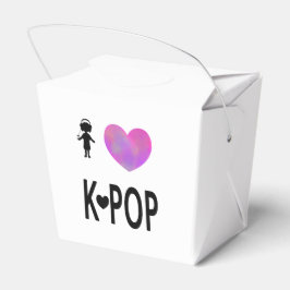 Ik hou van K-pop Bedankdoosjes
