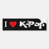 Ik hou van K-Pop Bumpersticker (Voorkant)