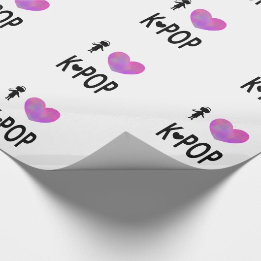 Ik hou van K-pop Cadeaupapier (Hoek)
