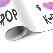 Ik hou van K-pop Cadeaupapier (Rol Hoek)