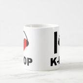 Ik hou van K-Pop Grappige Mok (Center)