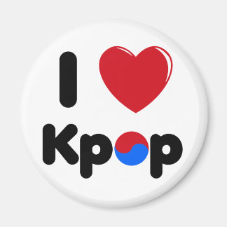 Ik hou van k-pop koelkastmagneet magneet