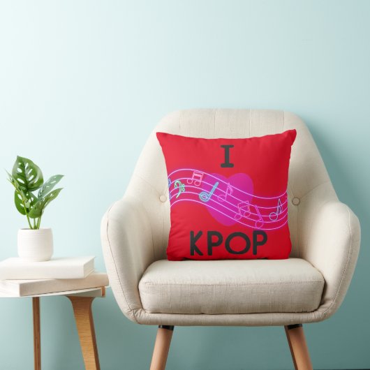 Ik hou van K-pop Kussen (Stoel)