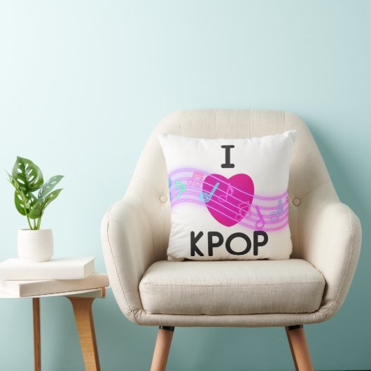Ik hou van K-pop Kussen (Stoel)