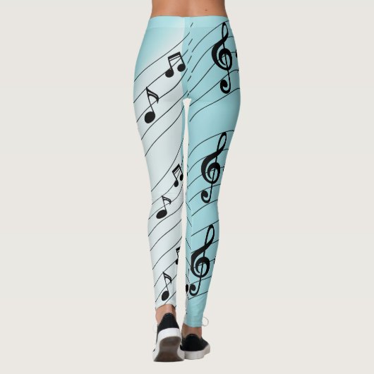 Ik hou van K pop Leggings (Achterkant)